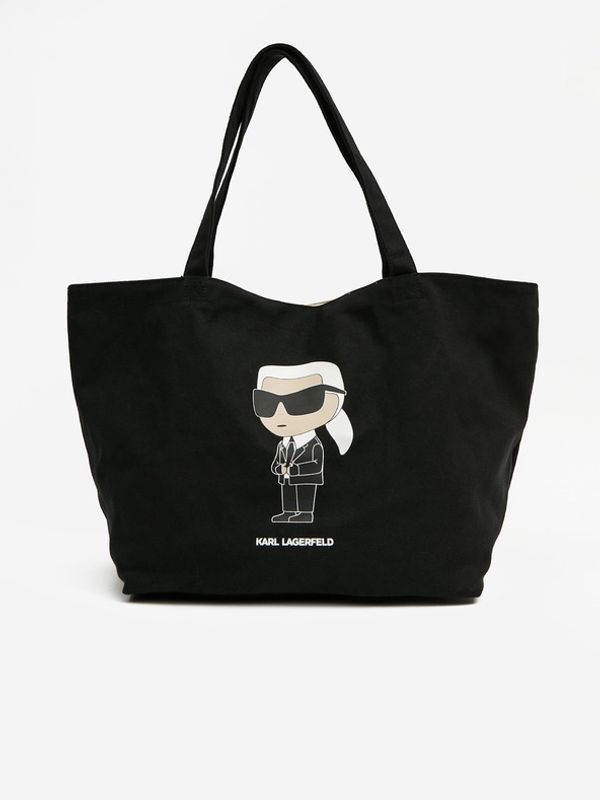 Karl Lagerfeld Karl Lagerfeld Ikonik Shopper torba crna