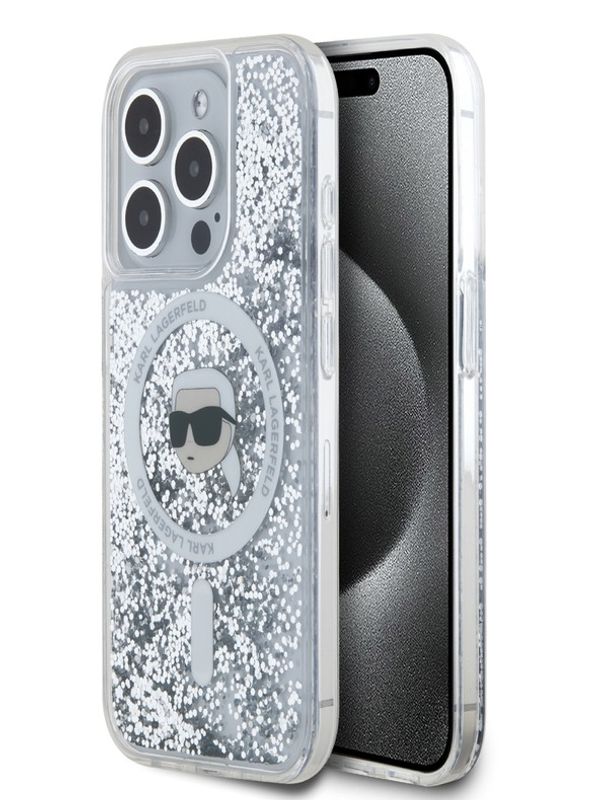 Karl Lagerfeld Karl Lagerfeld iPhone 15 Pro Max Etui za telefon ljubičasta
