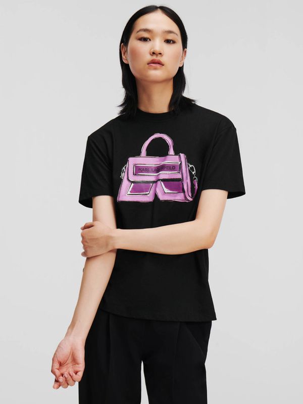 Karl Lagerfeld Karl Lagerfeld Majica crna
