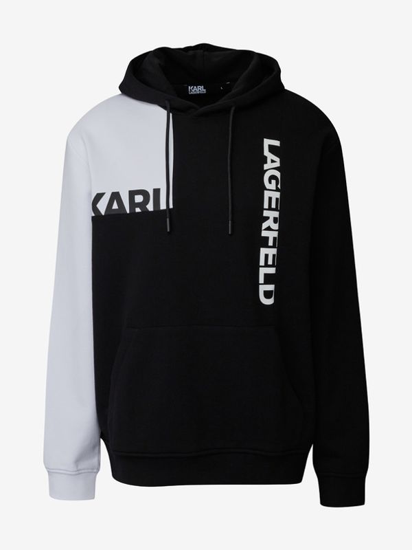 Karl Lagerfeld Karl Lagerfeld Majica dugih rukava crna