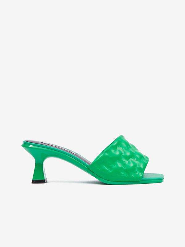 Karl Lagerfeld Karl Lagerfeld Panache II Padded Papuče zelena