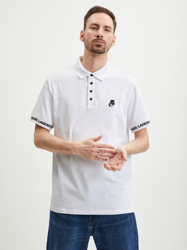 Karl Lagerfeld Karl Lagerfeld Polo majica bijela