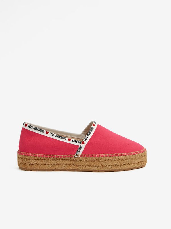 Love Moschino Love Moschino Espadrile ružičasta