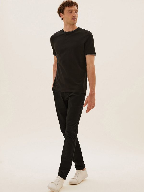 Marks & Spencer Marks & Spencer Chino Hlače crna