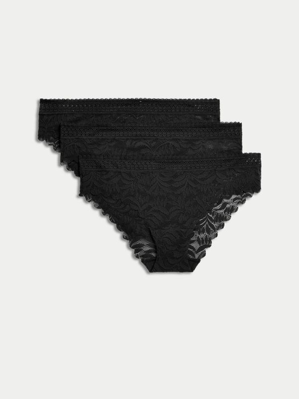 Marks & Spencer Marks & Spencer Flexifit™ 3-pack Gaćice crna
