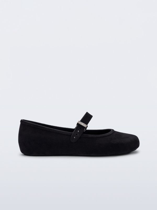 Melissa Melissa Soft Ballerina Velvet Balerinke crna
