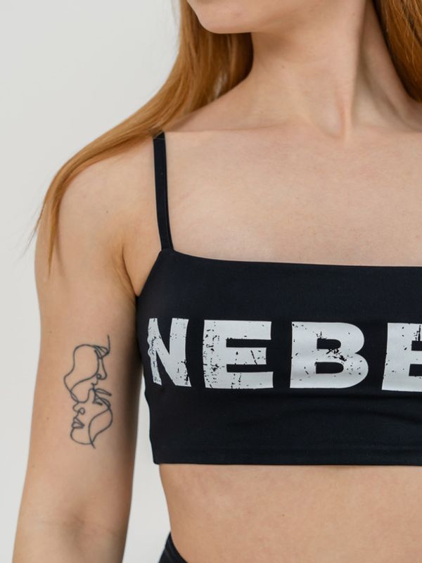 Nebbia Nebbia Back Check Sportski Grudnjak crna