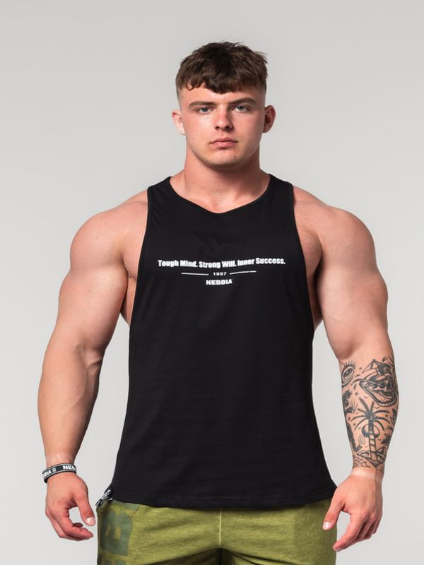 Nebbia Nebbia Flexin Majica bez rukava crna