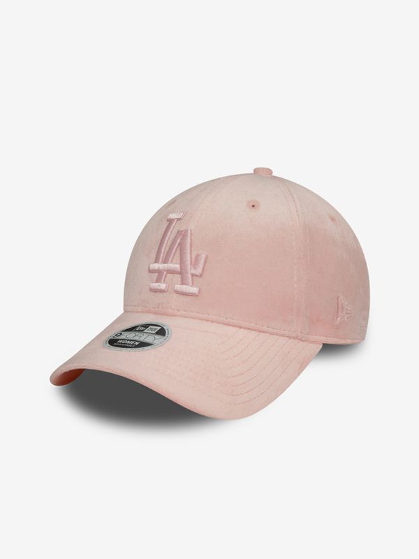 New Era New Era LA Dodgers Womens Velour 9Forty Šilterica ružičasta