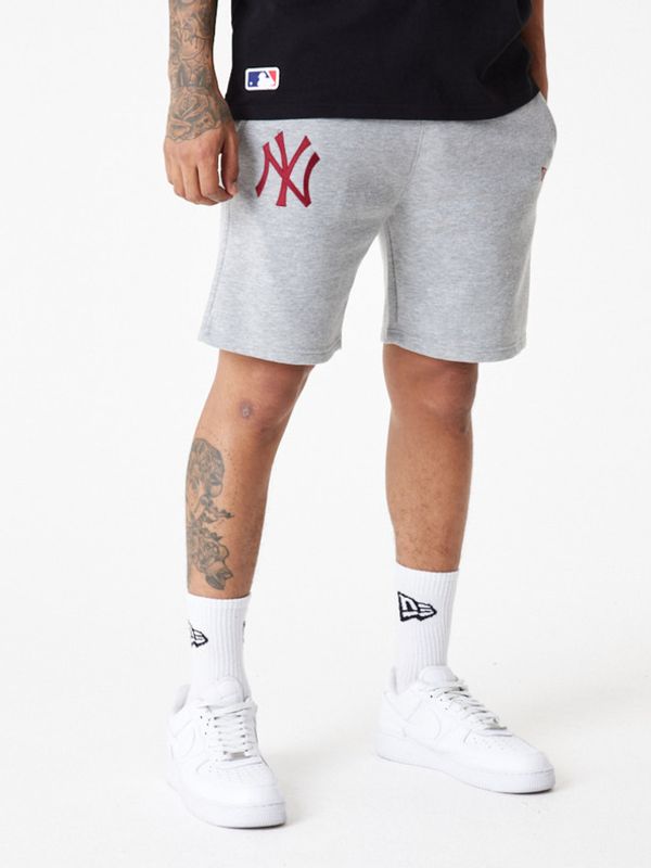 New Era New Era New York Yankees League Essential Kratke hlače siva