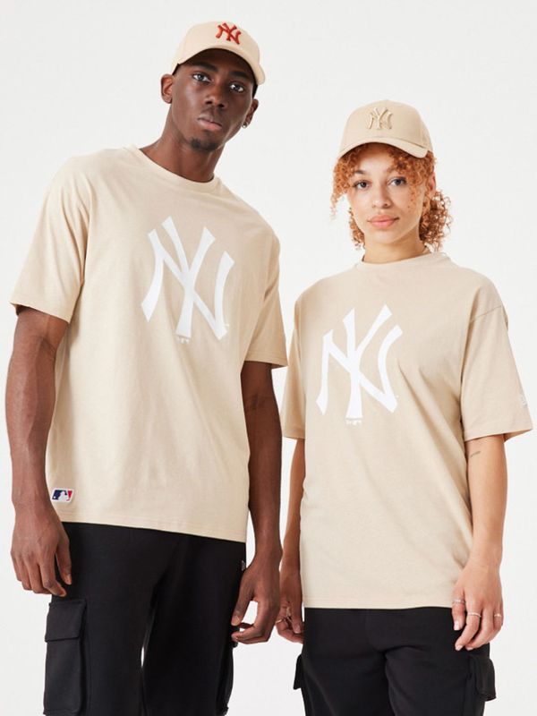 New Era New Era New York Yankees MLB League Essential Majica bež