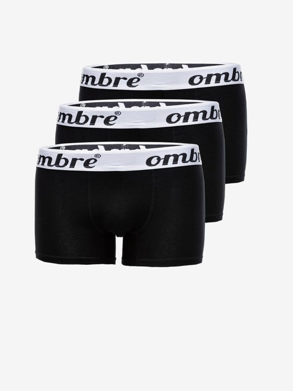 Ombre Clothing Ombre Clothing 3-pack Bokserice crna