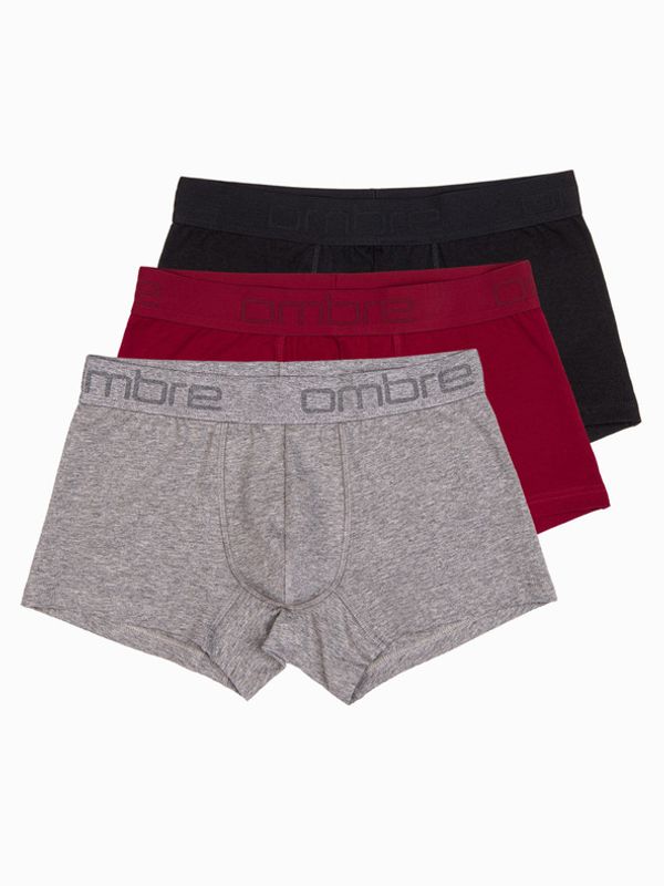 Ombre Clothing Ombre Clothing 3-pack Bokserice siva
