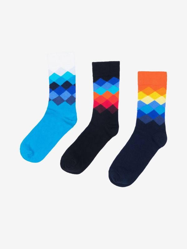 Ombre Clothing Ombre Clothing 3-pack Čarape plava