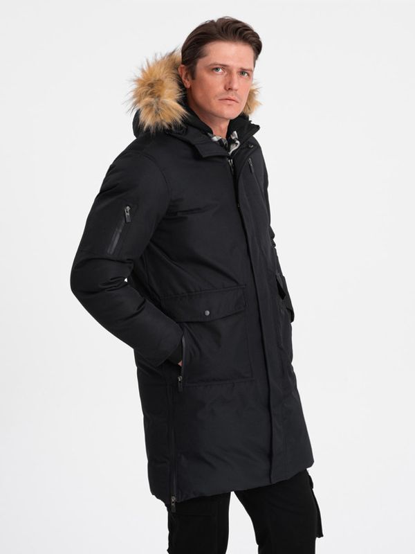 Ombre Clothing Ombre Clothing Alaskan Jakna crna