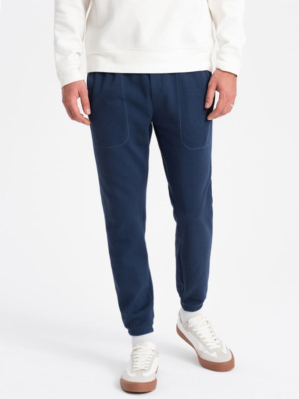 Ombre Clothing Ombre Clothing Carrot Donji dio trenirke plava