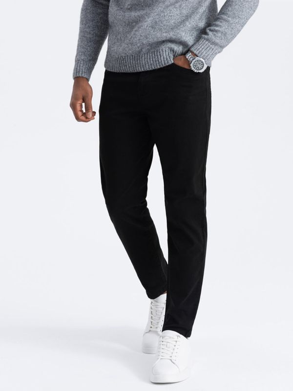 Ombre Clothing Ombre Clothing Chino Hlače crna