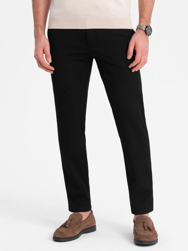 Ombre Clothing Ombre Clothing Chino Hlače crna