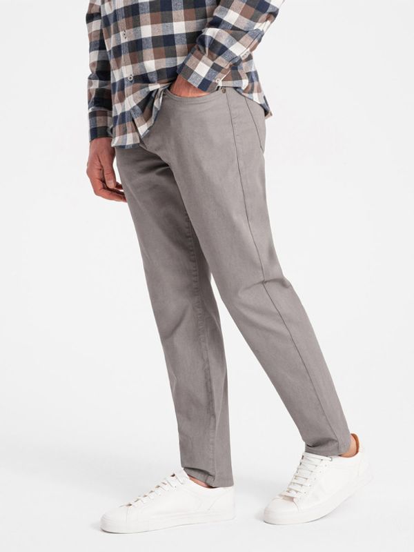 Ombre Clothing Ombre Clothing Chino Hlače siva