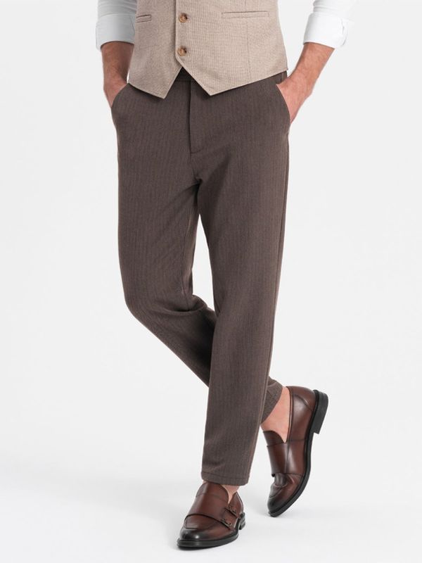 Ombre Clothing Ombre Clothing Chino Hlače smeđa