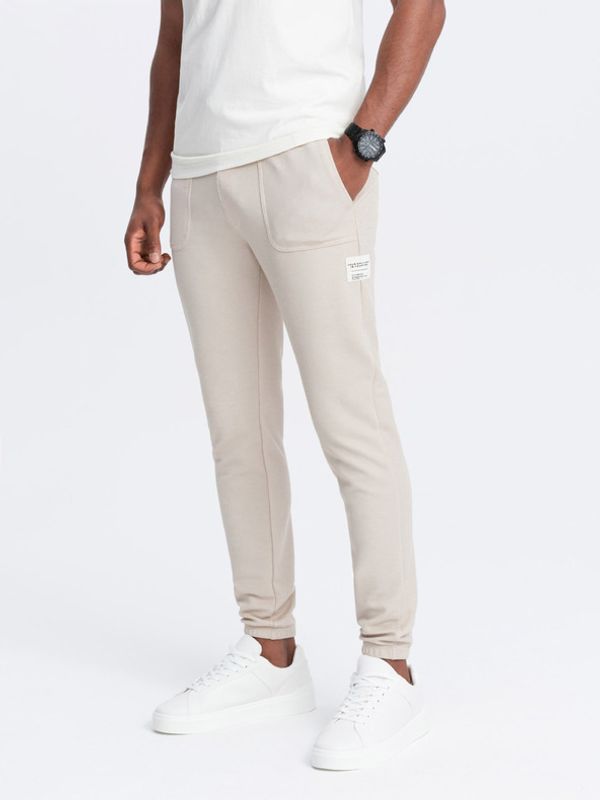 Ombre Clothing Ombre Clothing Donji dio trenirke bež