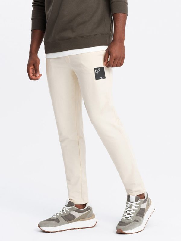 Ombre Clothing Ombre Clothing Donji dio trenirke bijela