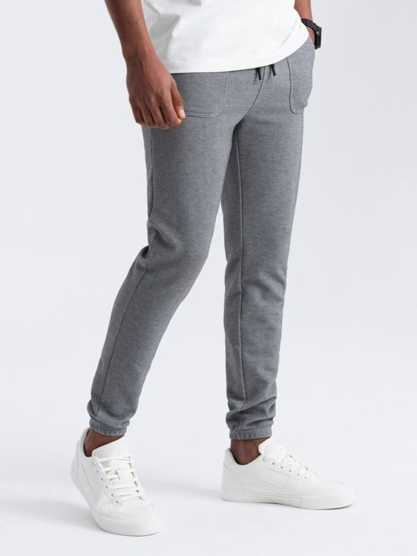 Ombre Clothing Ombre Clothing Donji dio trenirke siva