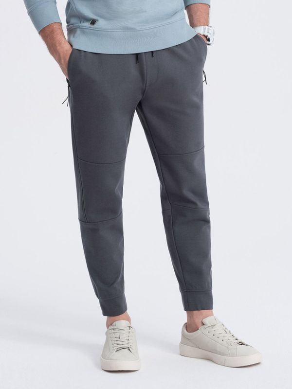 Ombre Clothing Ombre Clothing Donji dio trenirke siva