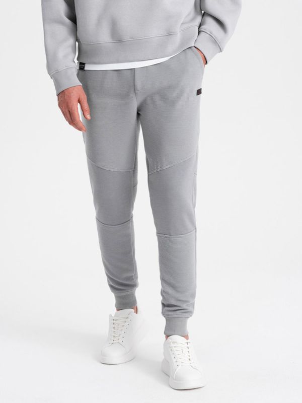 Ombre Clothing Ombre Clothing Donji dio trenirke siva