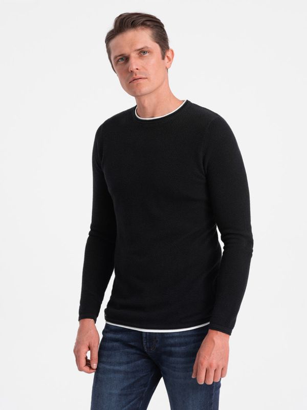 Ombre Clothing Ombre Clothing Džemper crna