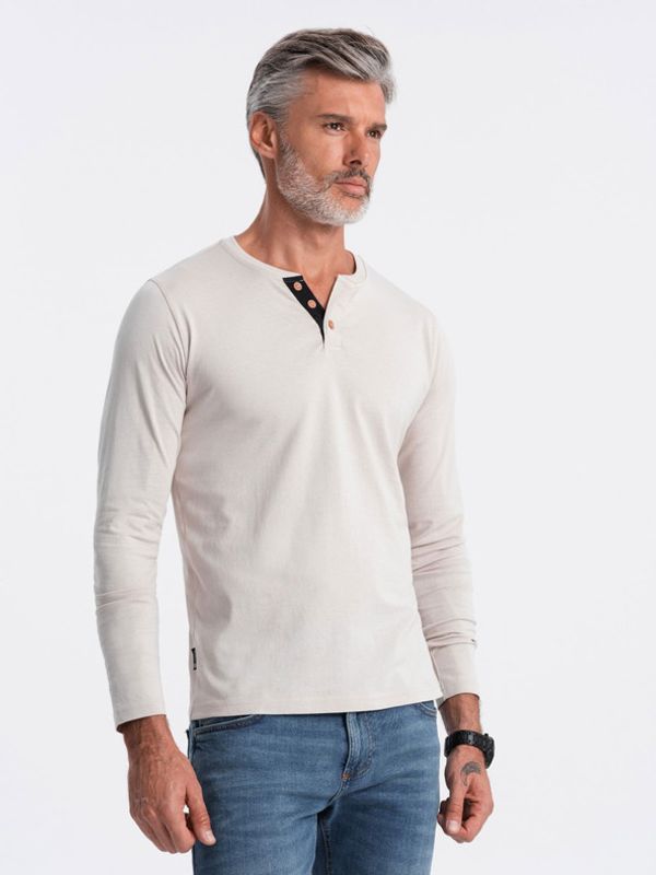Ombre Clothing Ombre Clothing Henley Majica siva