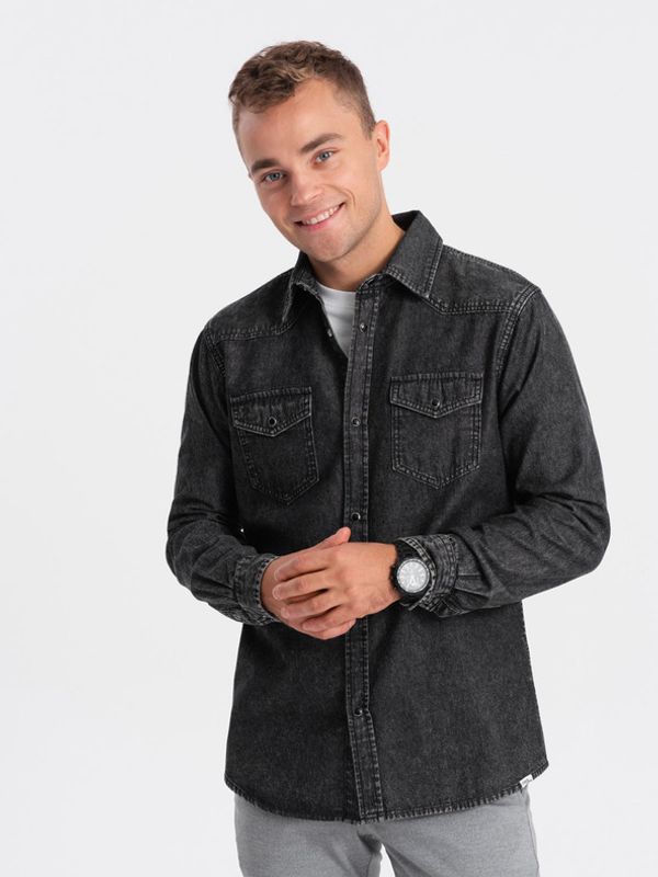 Ombre Clothing Ombre Clothing Košulja crna