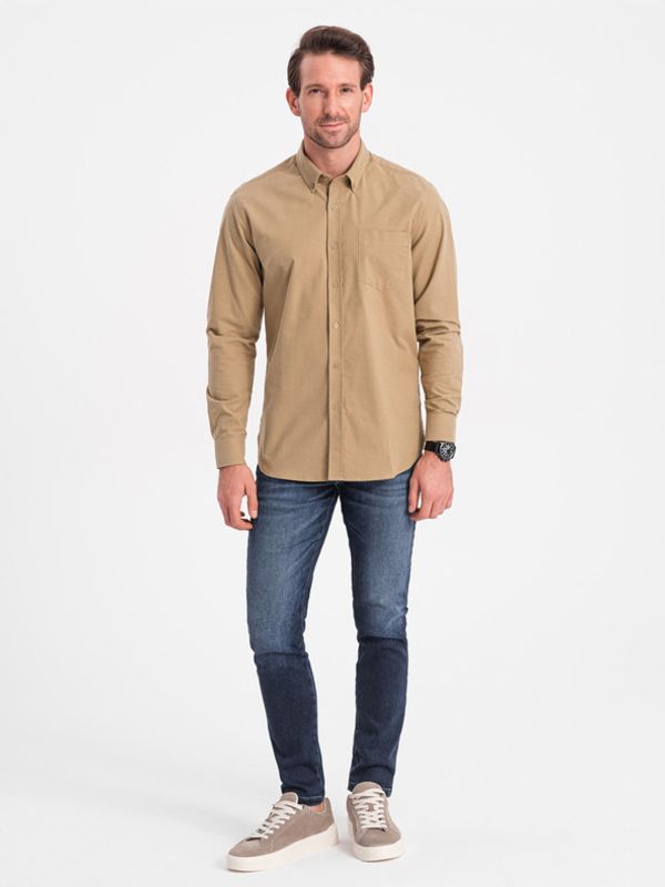 Ombre Clothing Ombre Clothing Košulja smeđa
