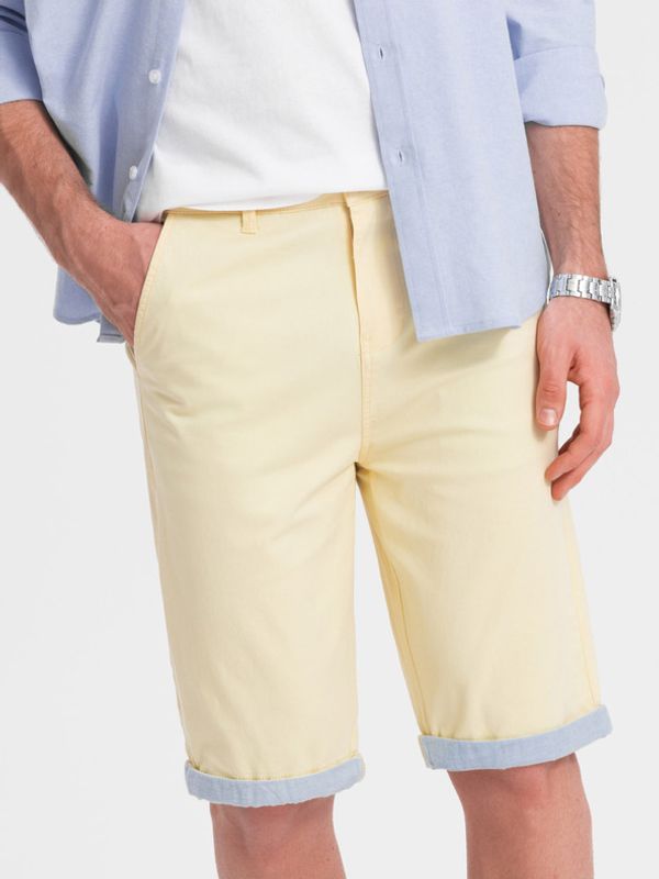 Ombre Clothing Ombre Clothing Kratke hlače žuta