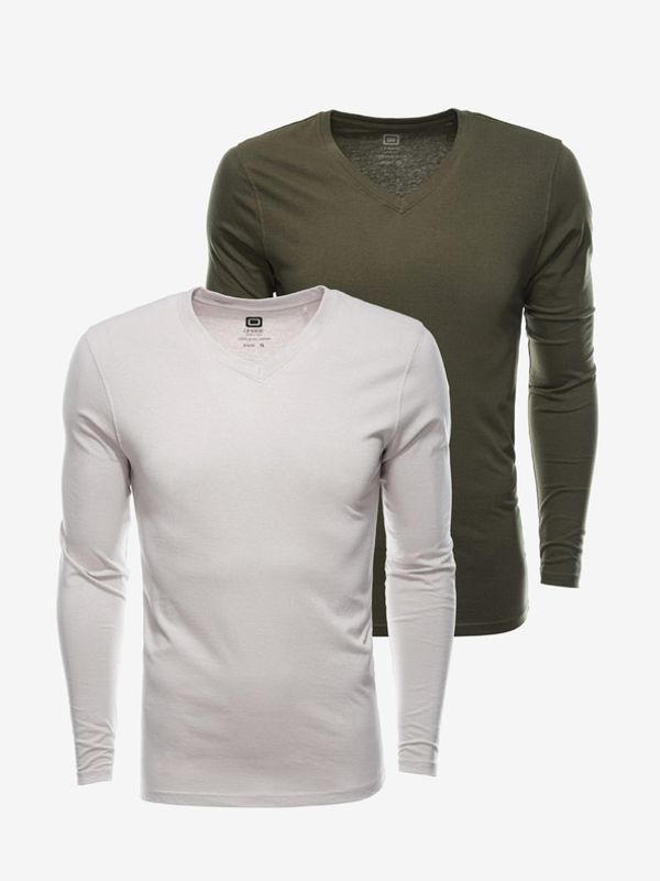 Ombre Clothing Ombre Clothing Majica 2 kom bež