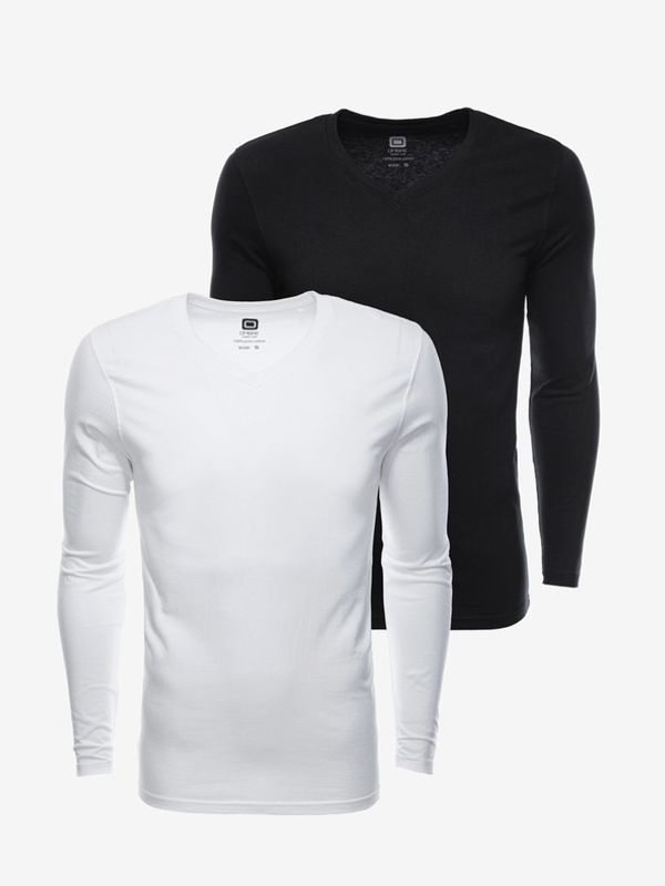 Ombre Clothing Ombre Clothing Majica 2 kom bijela
