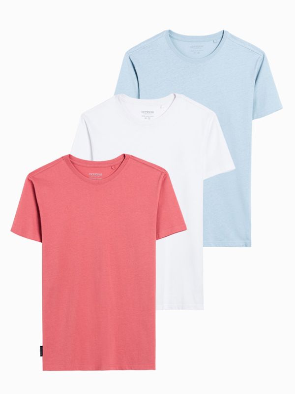 Ombre Clothing Ombre Clothing Majica 3 kom plava