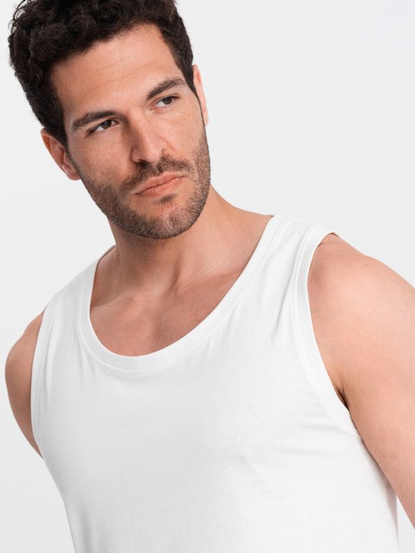 Ombre Clothing Ombre Clothing Majica bez rukava bijela