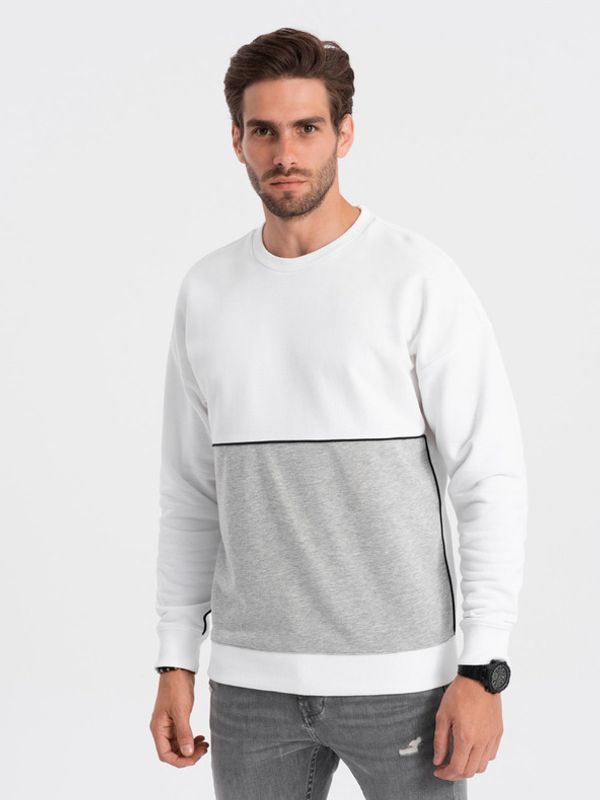 Ombre Clothing Ombre Clothing Majica dugih rukava bijela