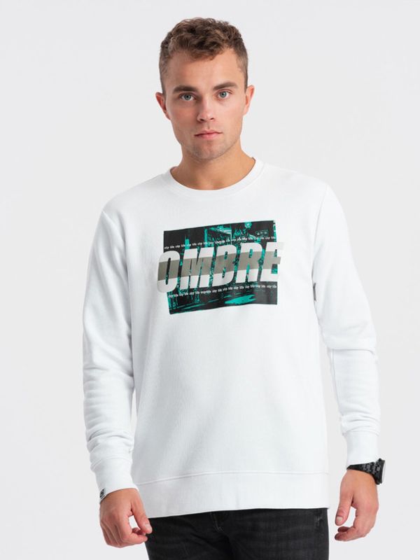 Ombre Clothing Ombre Clothing Majica dugih rukava bijela