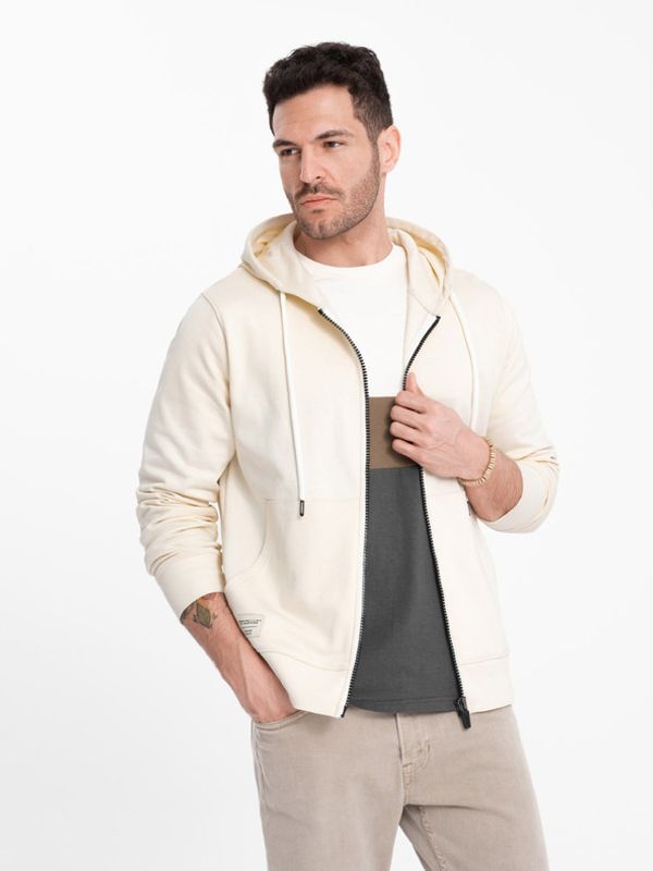 Ombre Clothing Ombre Clothing Majica dugih rukava bijela
