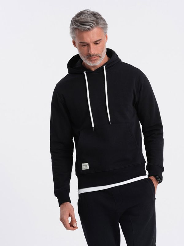 Ombre Clothing Ombre Clothing Majica dugih rukava crna