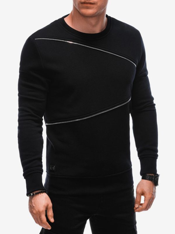Ombre Clothing Ombre Clothing Majica dugih rukava crna