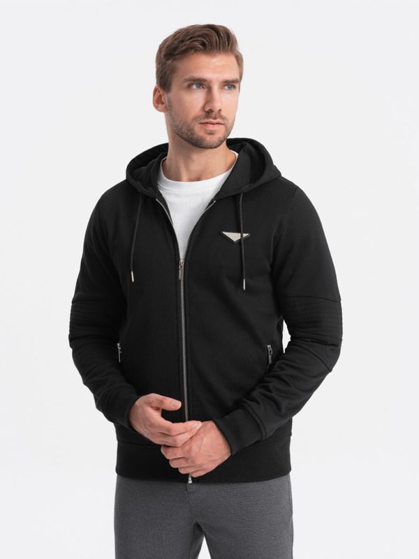 Ombre Clothing Ombre Clothing Majica dugih rukava crna
