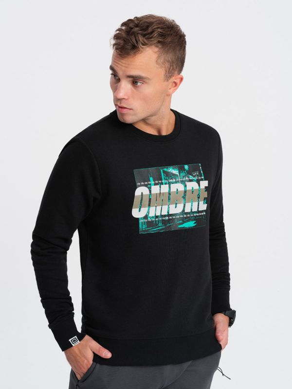 Ombre Clothing Ombre Clothing Majica dugih rukava crna