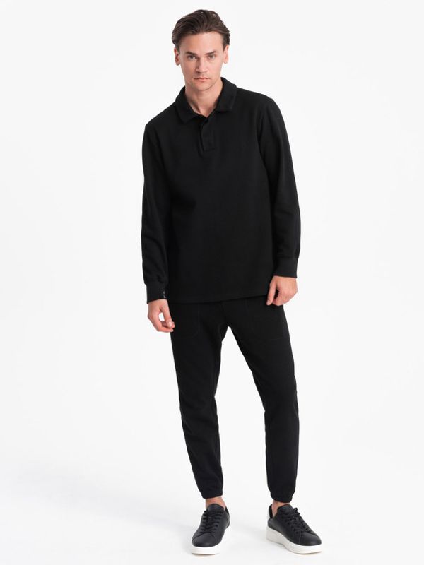 Ombre Clothing Ombre Clothing Majica dugih rukava crna