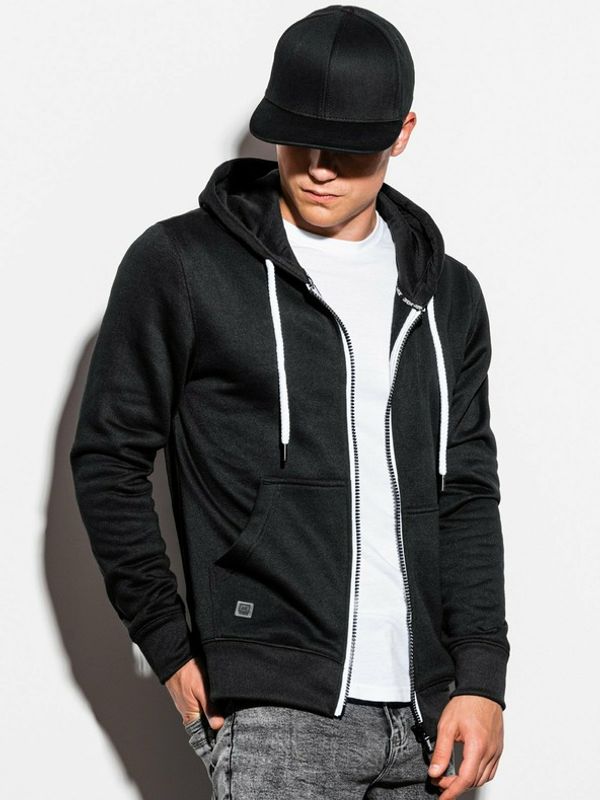 Ombre Clothing Ombre Clothing Majica dugih rukava crna