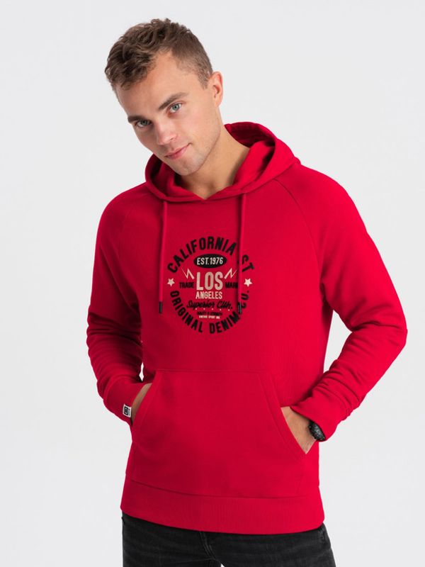 Ombre Clothing Ombre Clothing Majica dugih rukava crvena