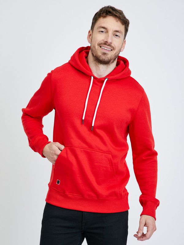 Ombre Clothing Ombre Clothing Majica dugih rukava crvena
