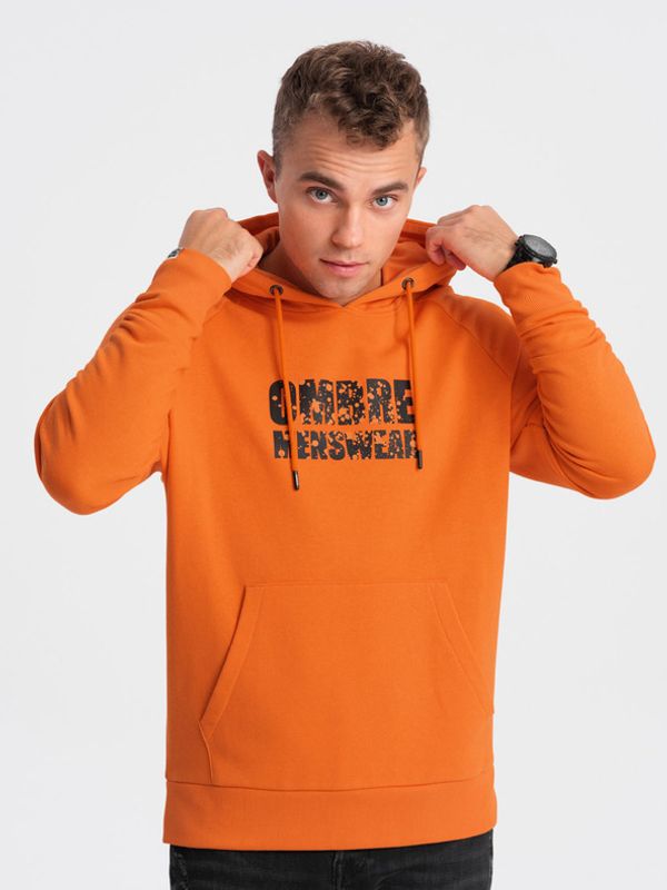 Ombre Clothing Ombre Clothing Majica dugih rukava narančasta